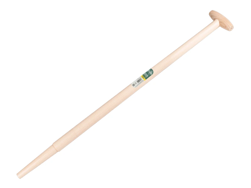 Manche de bêche ATLAS 95 cm extrémité fraisée, avec poignée en T percée ...